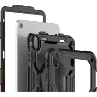 Just in Case Apple iPad (2025/2022) Rotating Back Cover Zwart