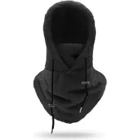 INF Bivakmuts met capuchon en gezichts- en nekwarmer Black M