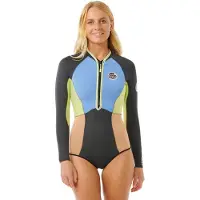 Rip Curl G-bomb 1.5 Mm Full Spring Shorty Met Lange Mouwen En Rits Aan De Voorkant Voor Dames