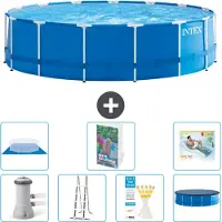 Intex Framezwembad, rond - 457x122 cm - 6-delig, model S670