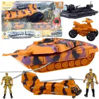 Leantoys Militaire set Militaire tankhelikopter Parachutistengeluiden