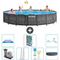 Intex Prism Frame Zwembad, rond - 549x122 cm - 6-delig, model S573
