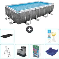 Bestway Power Steel Rechthoekig - 549x274x122 cm - 5-delig S662