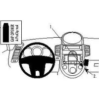 Brodit ProClip houder geschikt voor Kia Soul 2009-2013 Angled mount