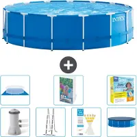 Intex Framezwembad, rond - 457x122 cm - 6-delig, model S546
