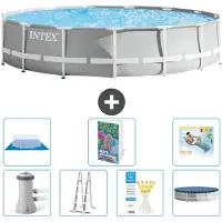 Intex Prism Frame Zwembad, rond - 457x107 cm - 6-delig, model S670