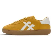 FitFlop Women The Dash T-Toe Suede Sneakers Turmeric/Urban White-Schoenmaat 39