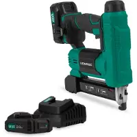 Vonroc Accu tacker 20V – 2.0Ah - Incl. spijkers en nieten | Incl. 2 accu’s en snellader