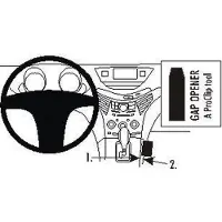 Brodit ProClip houder geschikt voor Subaru Tribeca 2006-2014 Console mount