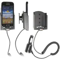 Brodit actieve draaibare houder met autolader voor Samsung I8160 Galaxy Ace 2