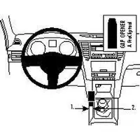Brodit ProClip houder geschikt voor Subaru Outback 2010-2014 Console mount, Links