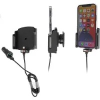 Brodit Actieve houder Apple iPhone 12/12 Pro met USB-kabel, Smartphonehouder, Zwart