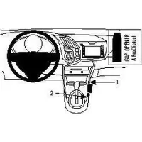 Brodit ProClip houder geschikt voor Honda CR-Z 2011-2017 Console mount