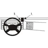 Brodit ProClip houder geschikt voor Volvo FL 6 Serie 2000-2006 Center mount