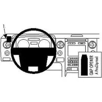 Brodit ProClip houder geschikt voor Ford F-Serie 150 2009-2014 Left mount