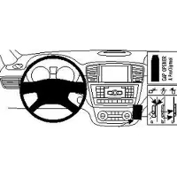 Virtasenkauppa.fi ProClip voor de Mercedes Benz M-Class /MC 12 - Angled Mount