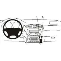 Brodit ProClip houder geschikt voor Lexus ES Serie 2002-2006 Angled mount
