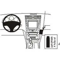 Brodit ProClip houder geschikt voor Lexus GS Serie 2005-2012 Angled mount