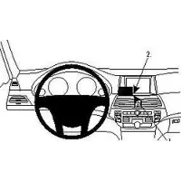 Brodit ProClip houder geschikt voor Honda Accord Coupé 2008-2012 / Crosstour 2010-2012 Center mount