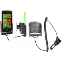 Brodit actieve houder met autolader voor Nokia Lumia 620