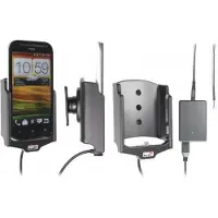 Brodit houder geschikt voor HTC One SV Actieve houder met vaste voeding. Let op: Uitlopend artikel, Kan niet retour!