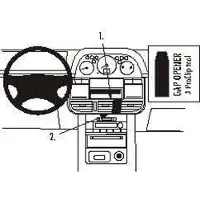 Brodit ProClip houder geschikt voor Nissan X-Trail 2002-2003 Center mount