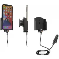 Brodit Actieve houder Apple iPhone 12/12 Pro met USB-kabel, Smartphonehouder, Zwart