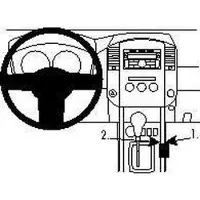 Brodit Console Montagebeugel voor de Nissan Navara 11