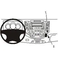 Brodit ProClip houder geschikt voor Toyota HiLux 2006-2011 Angled mount