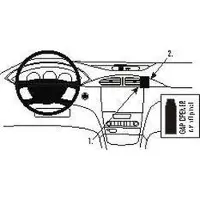Brodit ProClip houder geschikt voor Renault Laguna 2001-2004 Angled mount, LET OP: UITLOPEND ARTIKEL, KAN NIET RETOUR!