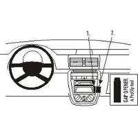 Brodit ProClip houder geschikt voor Volkswagen Fox 2005-2011 Angled mount