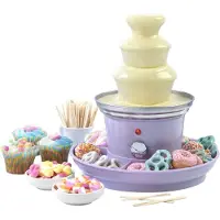 Giles & Posner Chocoladefontein - 3-Lagen - 100 Spiesen - 2 Schalen