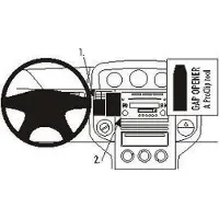 Nissan ProClip houder geschikt voor Nissan X-Trail 2004-2007 Center mount