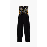 Desigual Jumpsuit royal blue/koningsblauw / groen / oranje / zwart