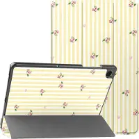 IMoshion Design Trifold Bookcase voor de Samsung Galaxy Tab A11 Plus / A9 Plus - Garden Stripes