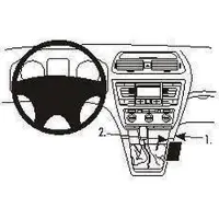 Brodit ProClip houder geschikt voor Skoda Octavia II 2005-2013 Console mount. LET OP: UITLOPEND ARTIKEL, KAN NIET RETOUR!