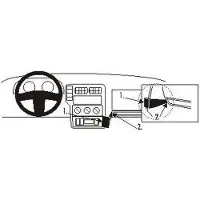 Brodit ProClip houder geschikt voor Volkswagen Caddy Van/Combi 2001-2005 LET OP: UITLOPEND ARTIKEL, KAN NIET RETOUR!
