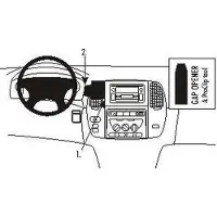 Brodit ProClip houder geschikt voor Toyota LandCruiser 100 2002-2007 Center mount