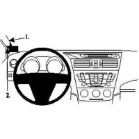Mazda ProClip houder geschikt voor Mazda 5 2011-2015 Left mount