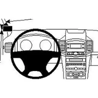 Brodit ProClip houder geschikt voor Chevrolet Captiva 2012-2014 Left mount