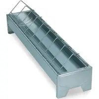 Gaun Pluimvee Voertrog 50 Cm Gegalv. Metaal