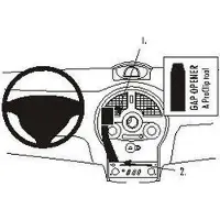 Brodit ProClip houder geschikt voor Renault Grand Modus / Modus Center mount