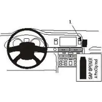 Brodit ProClip houder geschikt voor Audi A6/ S6 2004-2009 Angled mount, Hoog