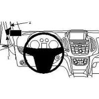 Brodit 804735 ProClip voor de Opel Zafira 12 - Left Mount