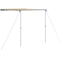 vidaXL Luifel voor camper en caravan 2,4x2,5x2,15 m beige