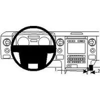 Brodit ProClip houder geschikt voor Ford F-Serie 150 2009-2014 Angled mount