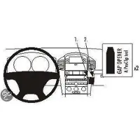 Brodit ProClip houder geschikt voor Chevrolet Captiva 2007-2011 Angled mount