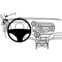 Brodit ProClip houder geschikt voor Honda Insight 2009-2015 Left mount