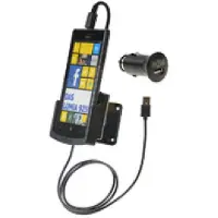 Kram Telecom houder - Nokia Lumia 925 met 12/24V plug