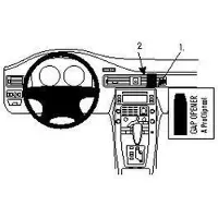 Brodit ProClip houder geschikt voor Volvo S80/ V70 II / XC70 Angled mount, Hoog